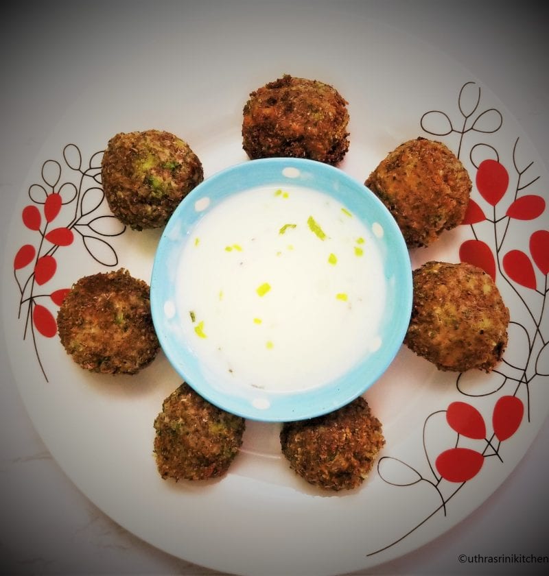 Keto Friendly Cauliflower and broccoli cheese balls