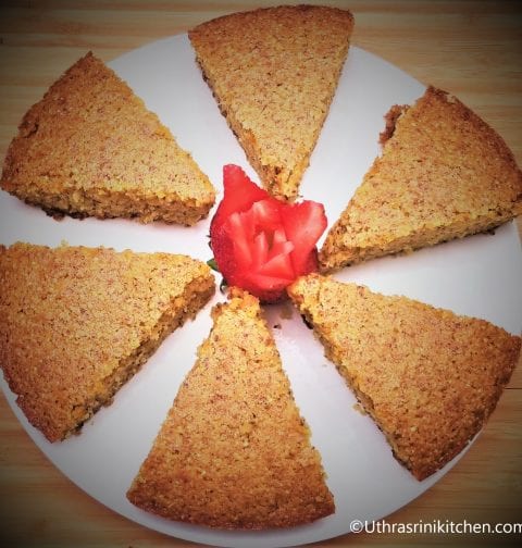 Eggless Honey Butter Corn Cake