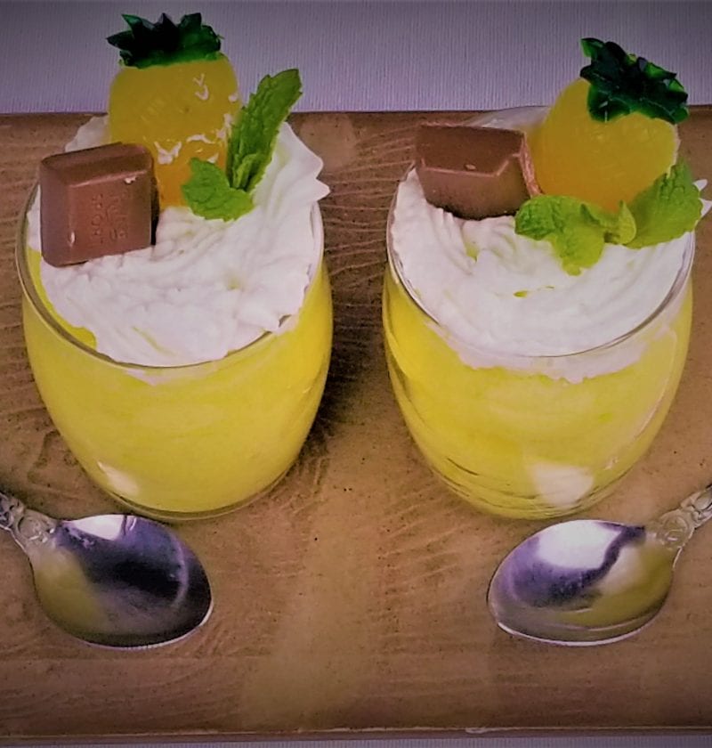 Gelatin free Pineapple Mousse