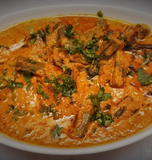 Restaurant Style Okra Korma Recipe
