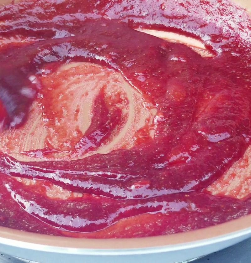 5 minutes Strawberry Jam