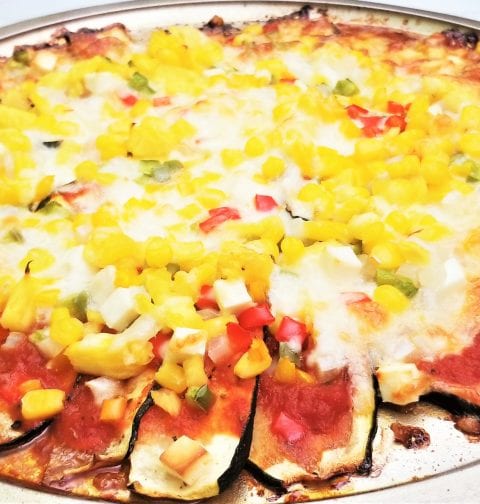 Low Carb Zucchini Pizza