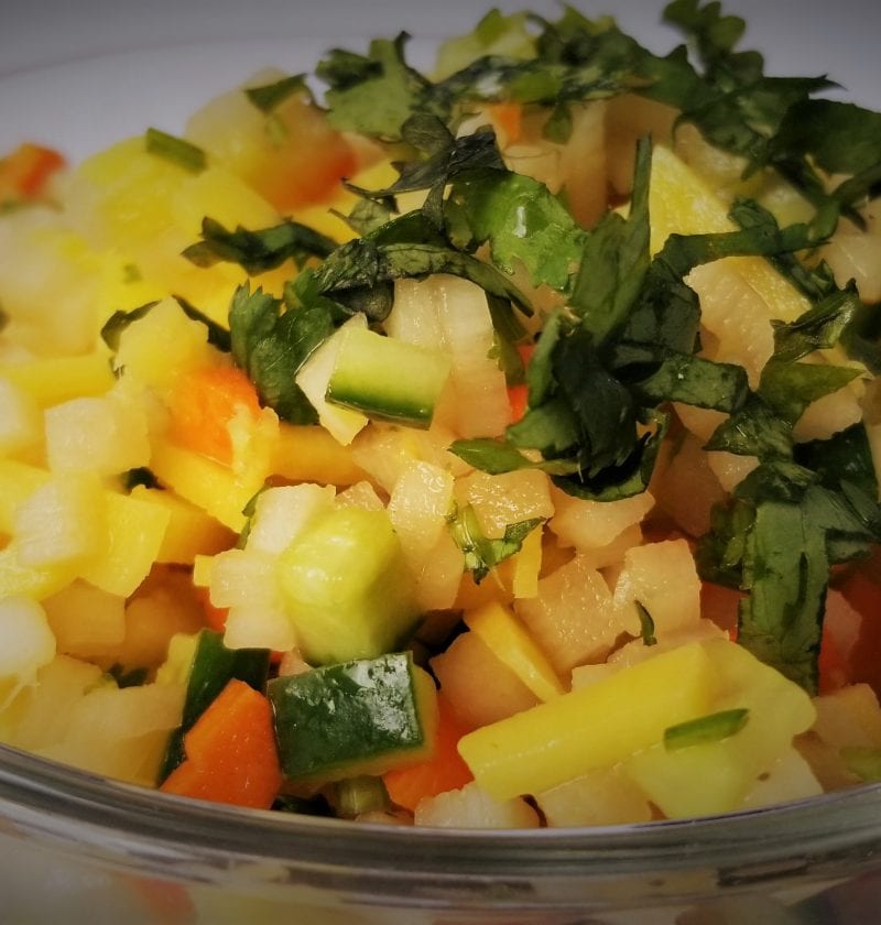 Weight Loss Banana Stem Salad