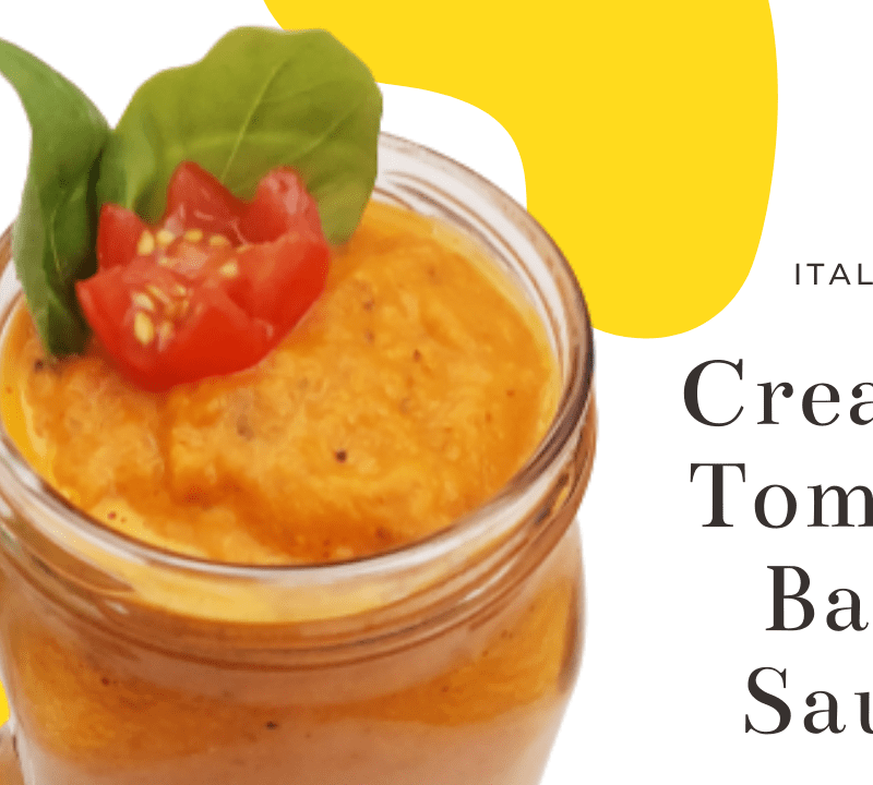 Creamy Tomato Basil Sauce