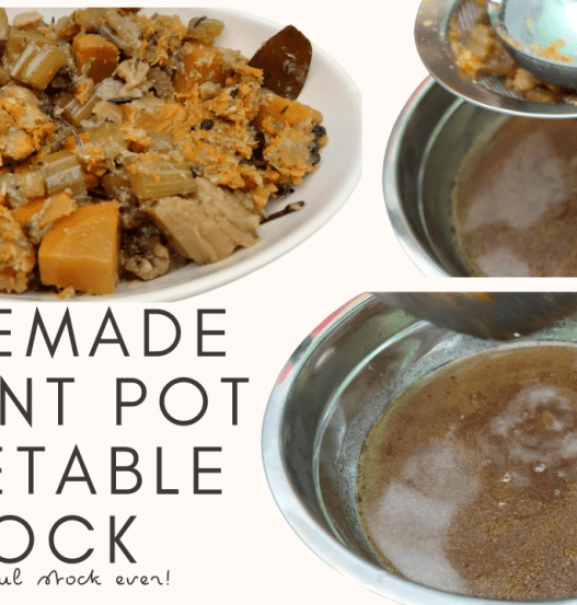 Flavorful Instant pot Vegetable stock