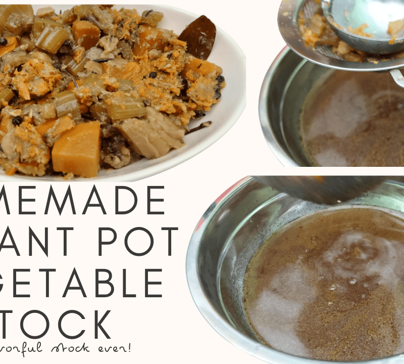 Flavorful Instant pot Vegetable stock