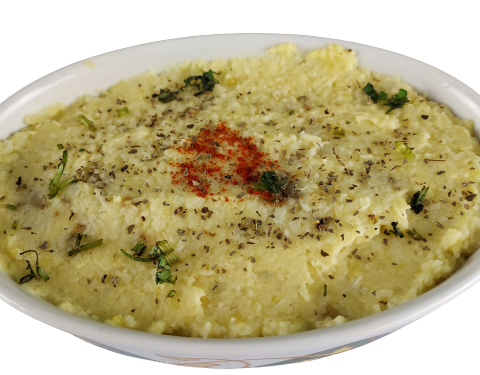 Roasted Garlic Cauliflower mashed Potato recipe